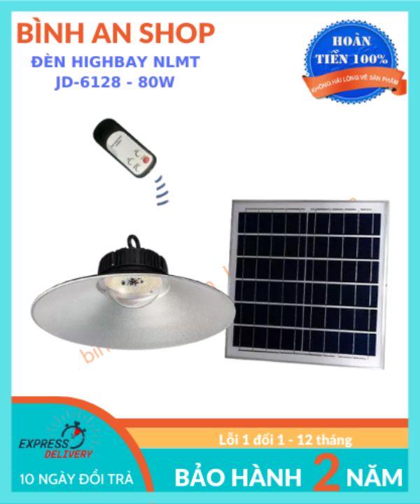 Đèn tròn năng lượng mặt trời 80w 25 Đèn hight bay 80w