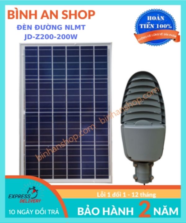 Đèn đường 200w năng lượng mặt trời jd-Z200 8 Đèn đường năng lượng mặt trời 200W JD-Z200 (04)